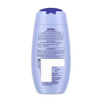 Nivea Creme Smooth Shower Cream 250 ml - Shower Gels & Body Wash