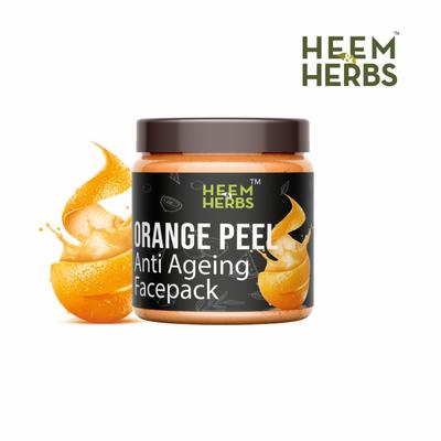 Heem & Herbs Anti Ageing Face Pack - Orange Peel 100 gm - Face Packs