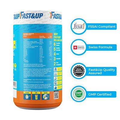 Fast&Up Reload Isotonic Energy Drink - Orange Flavour 1000 gm - Energy Drinks