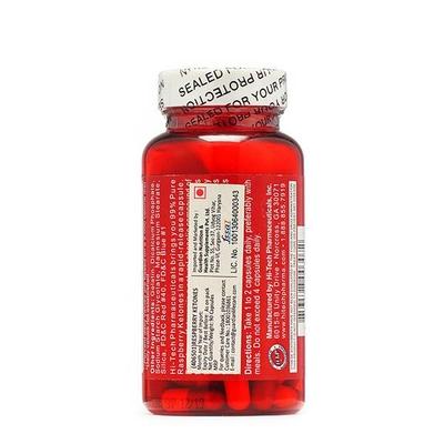 GNC Raspberry Ketones 125 mg Capsules 90's - Workout Essentials