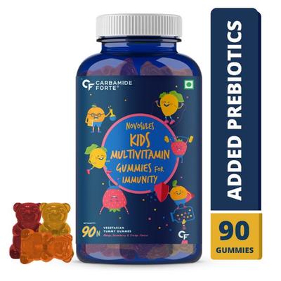 CF Novasules Kids Multivitamins, Prebiotics and Superfood Vegetarian Gummies 90's - Multi-Vitamins