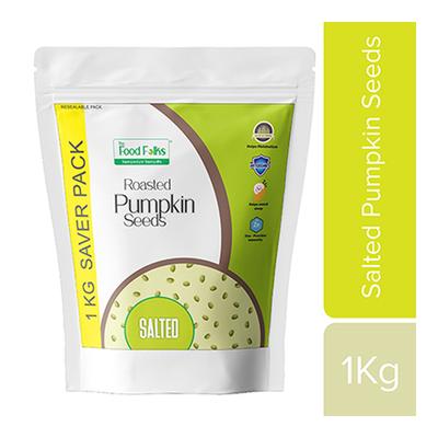 The Food Folks Roasted Salted Pumpkin Seeds (Pack of 3) - Nutritional Bars