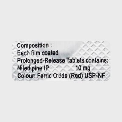 NIFFON RETARD 10 Tablet 10's - Hypertension-Cal