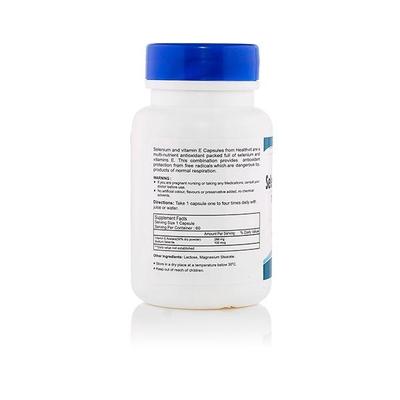 HealthVit Selenium + Vitamin E 100 mcg / 268mg Capsules 60's - Multi-Vitamins