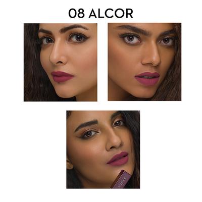 SUGAR Cosmetics Mettle Liquid Lipstick - 08 Alcor (Warm Plum) 7 gm - Liquid Lipsticks