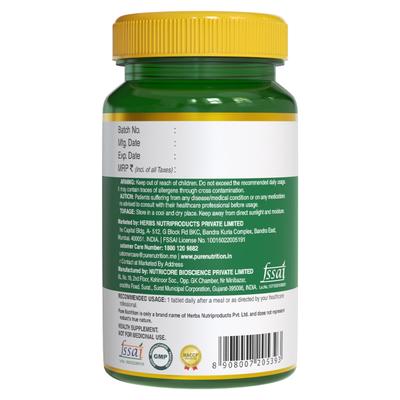 Pure Nutrition Iron with Folic Acid Vitamin & Zinc 350 mg Veg Tablet 60's - Multi-Vitamins