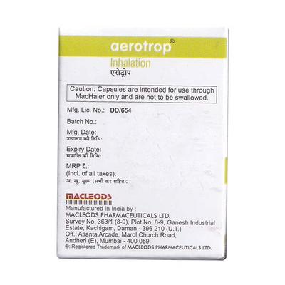 Aerotrop Rotacap 15'S - Asthma/COPD-Ast