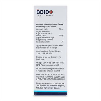 BBID Syrup 200ml - Digestion-Dig