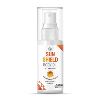 CGG Cosmetics Sun Shield Body Oil SPF 45 For All Skin Type 50 ml - Massage Oils