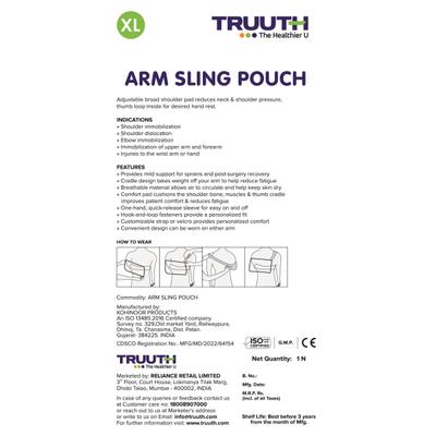 Truuth Shoulder Arm Sling (XL) - Neck/Shoulder Supports