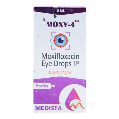 MOXY 4 Eye Drops 5ml - Eye Infections-Eaa