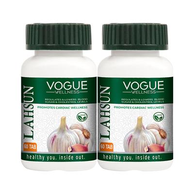 Vogue Wellness Lahsun Tablet (Pack of 2 x 60's) - Pure Herbs