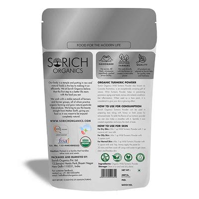 Sorich Organics Organic Turmeric Powder 50 gm - Herbal Dietary Supplement