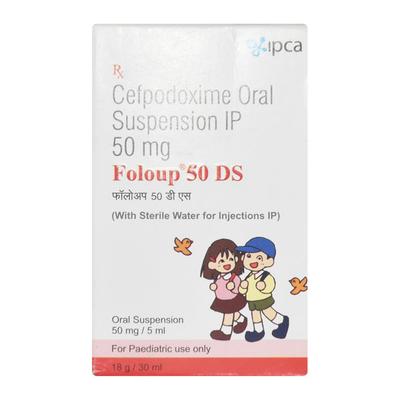 FOLOUP DS 50 Oral Suspension 30ml - Bacterial Infections-Cep