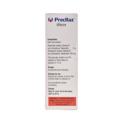 PRECITAZ 2.25gm Injection 1's - Bacterial Infections-OBL