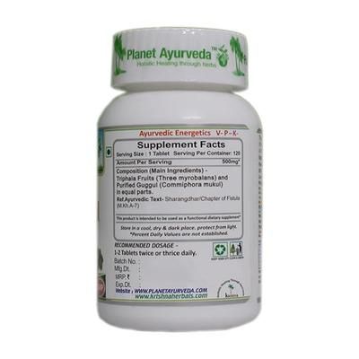 Planet Ayurveda Triphala Guggul Tablet 120's - Speciality Medicines