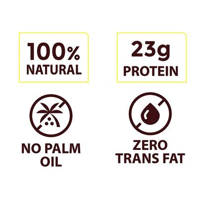 La Americana Gourmet Peanut Butter with Jaggery - Creamy 350 gm - Nutritional Bars