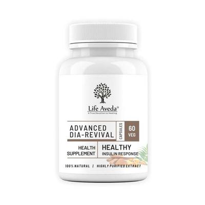 Life Aveda Advanced Dia-Revival Veg Capsule 60's - Diabetes Care (Ayush)