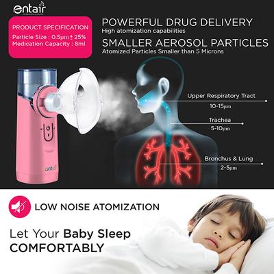 Entair Mesh Nebulizer - Pink (YS30) - Nebulizers / Vaporizer