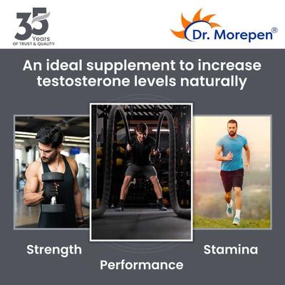 Dr. Morepen Testosterone Booster Tablet - Men 60's - Sexual Care