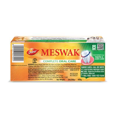 Dabur Meswak Complete Oral Care Toothpaste (Pack of 2 x 200 gm) - Toothpaste