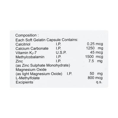 GEOMAX D3 STRONG Softgel Capsule 10's - Supplements-Cal