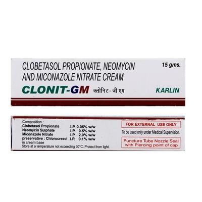 Clonit GM Cream 15gm - Skin Infections-Toc