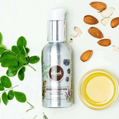 Vilvah Nourishing Hairmask - Moringa & Argan 100 gm - Hair Masks & Packs
