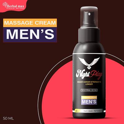 Herbal Max Night Play Massage Cream for Men 50 ml - Sexual Care