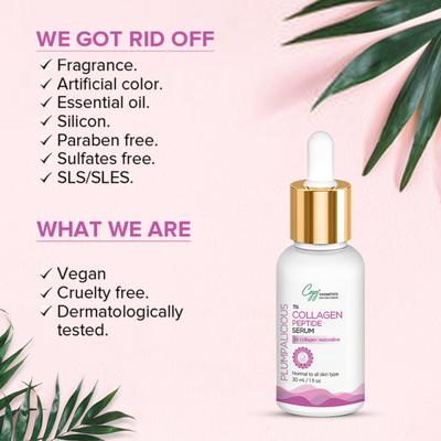 CGG Cosmetics Collagen Peptide Night Facial Serum - Anti-Aging, Anti-Wrinkle 30 ml - Face Serum