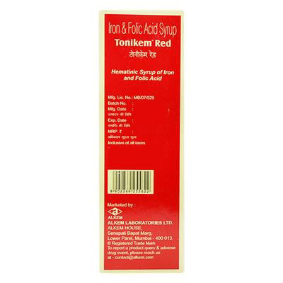 TONIKEM RED Syrup 300ml - Iron Supplement/Anaemia-Vma