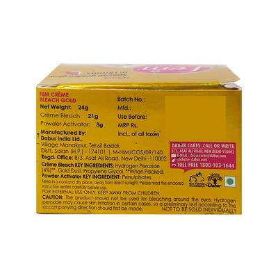 Fem Creme Bleach - 24K Gold Dust 24 gm - Face Bleach