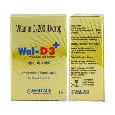 WAL D3 200IU Drops 30ml - Supplements-Vam