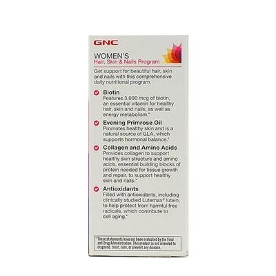 GNC Women's Hair Skin and Nails 30 Day Program - Hair & Skin
