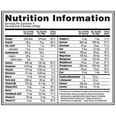 Optimum Nutrition (ON) Serious Mass Powder - Chocolate Flavour 3 lb - Workout Essentials