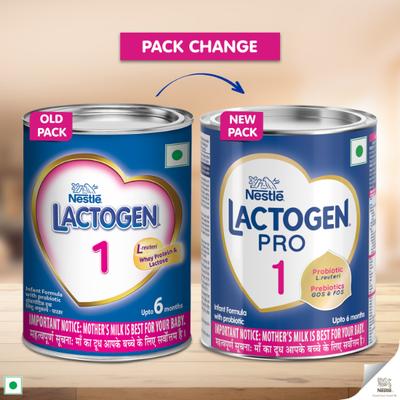 Nestle Lactogen Pro 1 (Upto 6 Months) Powder 400 gm (Tin) - Baby And Infant Supplements