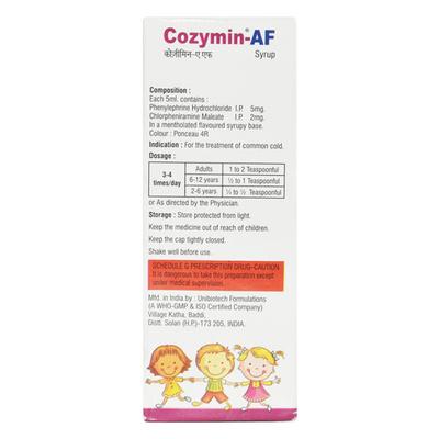 COZYMIN AF Syrup 60ml - Allergies-Ant