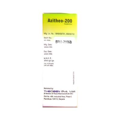 AZITHEO 200 Suspension 15ml - Bacterial Infections-Mac