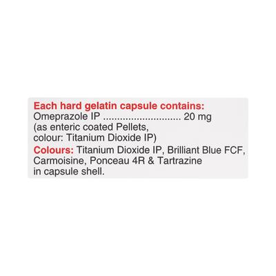 Lomac 20mg Capsule 15'S - Ulcer/Reflux/Flatulence-Aaa