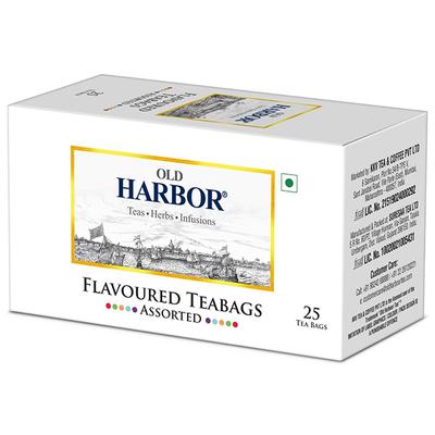 Old Harbor Flavoured Tea Bags - Assorted 25's - Herbal/Green Teas