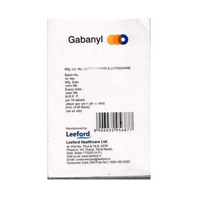 Gabanyl 300/500mg Tablet 10'S - Neuropathic Pain-Dru
