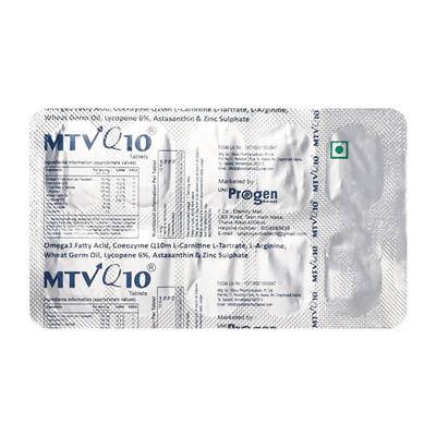 MTV Q 10 Tablet 10's - Supplements-Sup