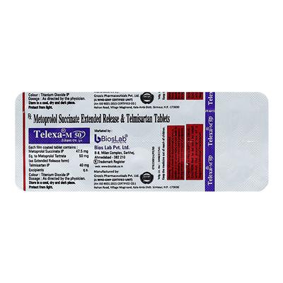 TELEXA M 50 Tablet 10's - Hypertension-Ana