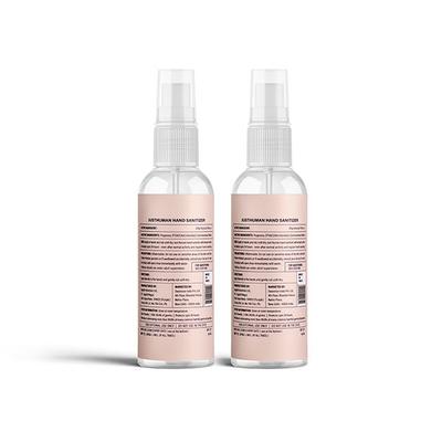 Just Human 24 Hour Protection Hand Sanitizer (Pack of 2 x 100 ml) - Hand Sanitizer