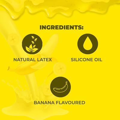 NottyBoy Sixty Nine Condom - Banana (Pack of 3 x 10's) - Plain/Flavoured Condoms