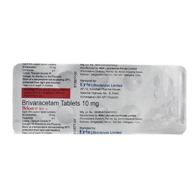 BRICET 10 Tablet 10's - Epilepsy/Convulsion-Ant