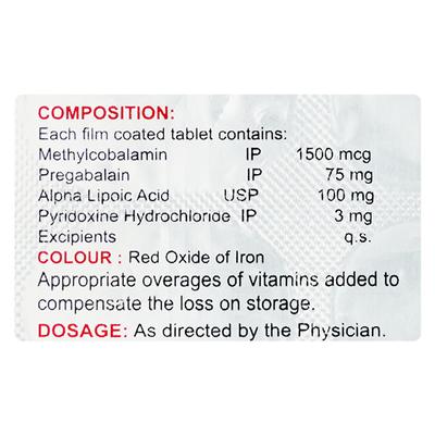 PREGASAFE Tablet 10's - Neuropathic Pain-Dru