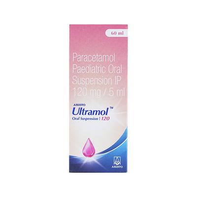 ULTRAMOL 120 Oral Suspension 60ml - Fever-Ana