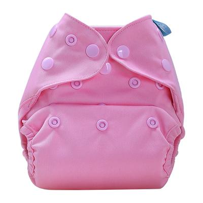Bumberry Reusable Diaper Cover (2-36 Months) with 2 Wet Free Inserts - Pink - Diapers & Wipes