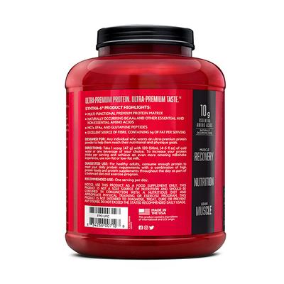 BSN Syntha-6 Premium Protein Matrix Powder - Chocolate Flavour Milkshake 5 lb - Workout Essentials